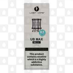 Lost Vape UB Max Coils, Ohms: UB Max X2 Coils 0.2 Ohm Mesh (60-80W)