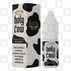 Peanut Butter Milkshake Salt Nic by Holy Cow E Liquid | 10ml Bottles, Strength & Size: 10mg • 10ml