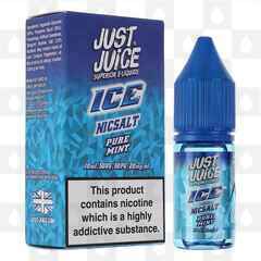 Pure Mint Ice Nic Salt by Just Juice E Liquid | 10ml Bottles, Strength & Size: 11mg • 10ml
