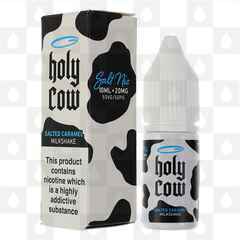 Salted Caramel Milkshake Salt Nic by Holy Cow E Liquid | 10ml Bottles, Strength & Size: 10mg • 10ml