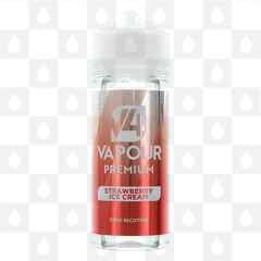 Strawberry Ice Cream by V4 V4POUR E Liquid | 50ml & 100ml Short Fill, Strength & Size: 0mg • 100ml (120ml Bottle)