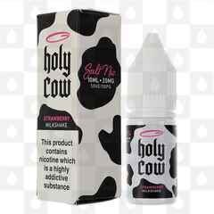 Strawberry Milkshake Salt Nic by Holy Cow E Liquid | 10ml Bottles, Strength & Size: 10mg • 10ml