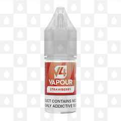 Strawberry by V4 V4POUR E Liquid | 10ml Bottles, Nicotine Strength: 6mg, Size: 10ml (1x10ml)