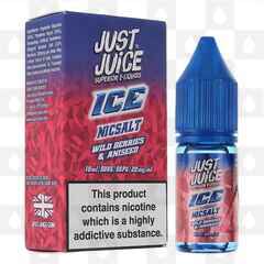 Wild Berries & Aniseed Ice Nic Salt by Just Juice E Liquid | 10ml Bottles, Strength & Size: 11mg • 10ml