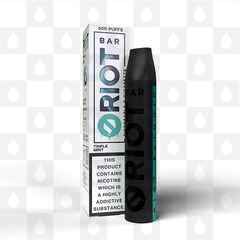 Triple Mint Riot Bar | Disposable Vapes, Strength & Puff Count: 20mg • 600 Puffs