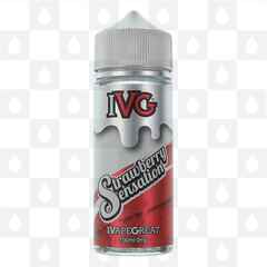Strawberry Sensation by IVG E Liquid | 50ml & 100ml Short Fill, Strength & Size: 0mg • 100ml (120ml Bottle)