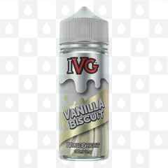 Vanilla Biscuit by IVG E Liquid | 100ml Short Fill, Strength & Size: 0mg • 100ml (120ml Bottle)