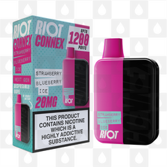 Riot Squad Connex Kit | 1200 Puff | Pre-Filled Pod Kit, Strength & Puff Count: 20mg • 1200 Puffs, Selected Colour: Pink (Strawberry Blueberry Ice)