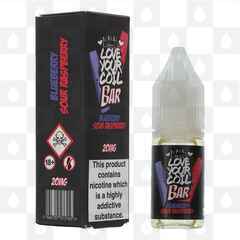 Blueberry Sour Raspberry Bar Salts by Love Your Coil E Liquid | 10ml Nic Salt, Strength & Size: 20mg • 10ml