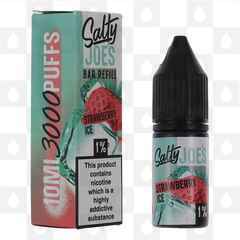 Strawberry Ice by Salty Joes Bar Refill | 10ml Nic Salt, Strength & Size: 20mg • 10ml