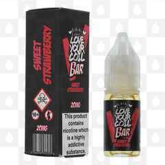 Sweet Strawberry Bar Salts by Love Your Coil E Liquid | 10ml Nic Salt, Strength & Size: 20mg • 10ml