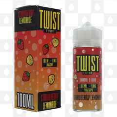 Strawberry Crush Lemonade by Twist E Liquid | 50ml & 100ml Short Fill, Strength & Size: 0mg • 100ml (120ml Bottle)