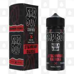 Strawberry Granola | Nola Line by Sadboy E Liquid | 100ml Short Fill, Strength & Size: 0mg • 100ml (120ml Bottle)