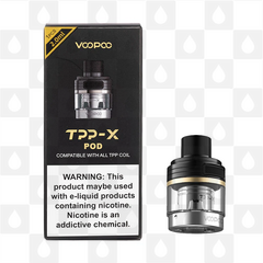VooPoo TPP X Replacement Pod, Selected Colour: Black 