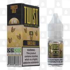 Tobacco Gold by Twist E Liquid | 10ml Nic Salt, Strength & Size: 10mg • 10ml