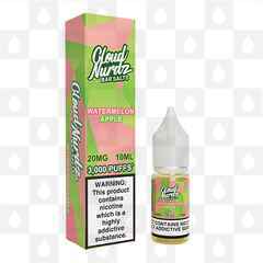 Watermelon Apple by Cloud Nurdz E Liquid | 10ml Nic Salt, Strength & Size: 20mg • 10ml