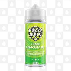 Lime Lemonade by Pukka Juice E Liquid | 100ml Shortfill, Strength & Size: 0mg • 100ml (120ml Bottle)