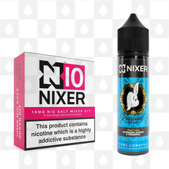Blueberry Citrus Pineapple by Rachael Rabbit x Nixer E Liquid | 60ml Long Fill, Nicotine Type: Nicotine Salt, Strength & Size: 10mg Salt • 60ml • Inc. Shots (50/50)