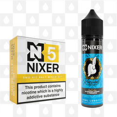 Blueberry Citrus Pineapple by Rachael Rabbit x Nixer E Liquid | 60ml Long Fill, Nicotine Type: Nicotine Salt, Strength & Size: 05mg Salt • 60ml • Inc Shots (50/50)