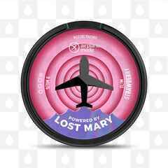Strawberry | Airplane Mode by Lost Mary | Nicotine Pouches, Strength & Size: 20 x 09mg Pouches