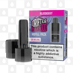 Blueberry | Drifter Bar 6000 Replacement Pods, Strength & Puff Count: 20mg • 6000 Puffs • V1