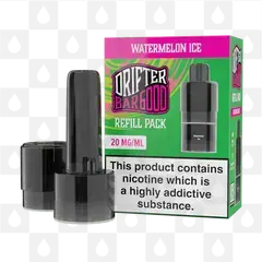 Watermelon Ice | Drifter Bar 6000 Replacement Pods, Strength & Puff Count: 20mg • 6000 Puffs • V1