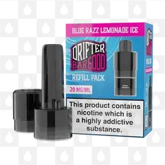 Blue Razz Lemonade Ice | Drifter Bar 6000 Replacement Pods, Strength & Puff Count: 20mg • 6000 Puffs • V1, Nicotine Strength: 20mg