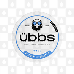 Peppermint by Ubbs | Nicotine Pouches, Strength & Size: 20 x 06mg Pouches