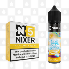 Blackcurrant Mango Ice by Ice Breaker x Nixer E Liquid | 60ml Long Fill, Nicotine Type: Nicotine Salt, Strength & Size: 05mg Salt • 60ml • Inc Shots (50/50)