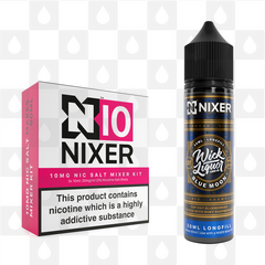 Blue Moon by Wick Liquor x Nixer E Liquid | 60ml Long Fill, Nicotine Type: Nicotine Salt, Strength & Size: 10mg Salt • 60ml • Inc Shots (50/50)