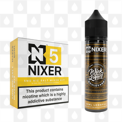 Boulevard by Wick Liquor x Nixer E Liquid | 60ml Long Fill, Nicotine Type: Nicotine Salt, Strength & Size: 05mg Salt • 60ml • Inc Shots (50/50)