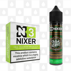 Contra by Wick Liquor x Nixer E Liquid | 60ml Long Fill, Strength & Size: 03mg • 60ml • Inc Shots (70/30)