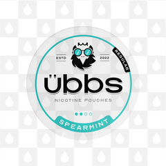 Spearmint by Ubbs | Nicotine Pouches, Strength & Size: 20 x 06mg Pouches