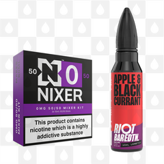 Apple & Blackcurrant | BAR EDTN by Riot Squad E Liquid | 60ml Long Fill, Nicotine Type: Nicotine Free, Strength & Size: 00mg • 60ml • Inc VG/PG Shots (50/50)