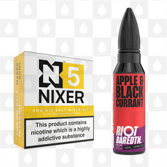 Apple & Blackcurrant | BAR EDTN by Riot Squad E Liquid | 60ml Long Fill, Nicotine Type: Nicotine Salt, Strength & Size: 05mg Salt • 60ml • Inc Shots (50/50)