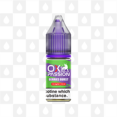 Berries Burst by Ox Passion | 10ml Nic Salt, Strength & Size: 10mg • 10ml