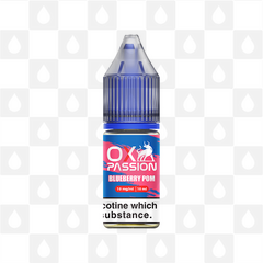 Blueberry Pom by Ox Passion | 10ml Nic Salt, Strength & Size: 20mg • 10ml