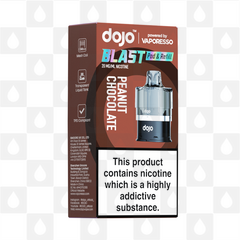 Peanut Chocolate | Vaporesso Dojo Blast 6000 Replacement Pods, Strength & Puff Count: 20mg • 6000 Puffs