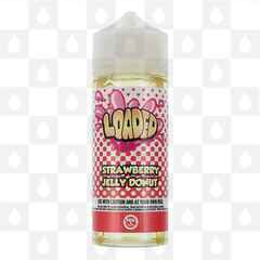 Strawberry Jelly Donut by Loaded E Liquid | 100ml Short Fill, Strength & Size: 0mg • 100ml (120ml Bottle)