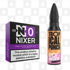 Tropical Punch | BAR EDTN by Riot Squad E Liquid | 60ml Long Fill, Nicotine Type: Nicotine Free, Strength & Size: 00mg • 60ml • Inc VG/PG Shots (50/50)