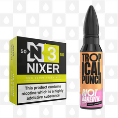 Tropical Punch | BAR EDTN by Riot Squad E Liquid | 60ml Long Fill, Nicotine Type: Regular Nicotine, Strength & Size: 03mg • 60ml • Inc Shots (50/50)
