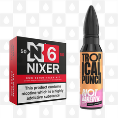 Tropical Punch | BAR EDTN by Riot Squad E Liquid | 60ml Long Fill, Nicotine Type: Regular Nicotine, Strength & Size: 06mg • 60ml • Inc Shots (50/50)