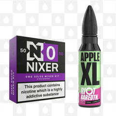 Apple XL | BAR EDTN by Riot Squad E Liquid | 60ml Long Fill, Nicotine Type: Nicotine Free, Strength & Size: 00mg • 60ml • Inc VG/PG Shots (50/50)