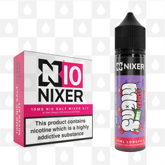 Blackcurrant & Cherry by Fugly But Fruity x Nixer E Liquid | 60ml Long Fill, Nicotine Type: Nicotine Salt, Strength & Size: 10mg Salt • 60ml • Inc Shots (50/50)