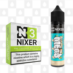 Blue Raspberry Cream Pie by Fugly But Sweet x Nixer E Liquid | 60ml Long Fill, Nicotine Type: Regular Nicotine, Strength & Size: 03mg • 60ml • Inc Shots (70/30)