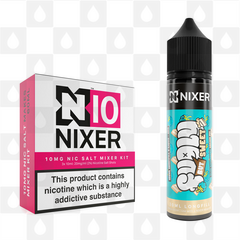 Blue Raspberry Cream Pie by Fugly But Sweet x Nixer E Liquid | 60ml Long Fill, Nicotine Type: Nicotine Salt, Strength & Size: 10mg Salt • 60ml • Inc Shots (50/50)