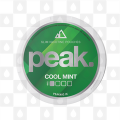 Cool Mint by Peak | Nicotine Pouches, Strength & Size: 20 x 04mg Pouches