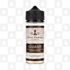 Gambit by Five Pawns E Liquid | 100ml Short Fill, Strength & Size: 0mg • 100ml (120ml Bottle)