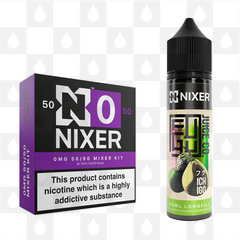 Ich Igo by Fugu x Nixer E Liquid | 60ml Long Fill, Nicotine Type: Nicotine Free, Strength & Size: 00mg • 60ml • Inc VG/PG Shots (50/50)