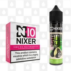 Ich Igo by Fugu x Nixer E Liquid | 60ml Long Fill, Nicotine Type: Nicotine Salt, Strength & Size: 10mg Salt • 60ml • Inc Shots (50/50)